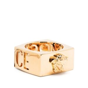 AUTHENTIC new VERSACE SQUARE MEDUSA RING sz 10